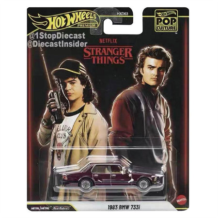 New Hot Wheels 1/64 Entertainment Culture Series Nissan Skyline Stranger Things Bmw Lincoln Alloy Die-Cast Car Models Gifts Toy