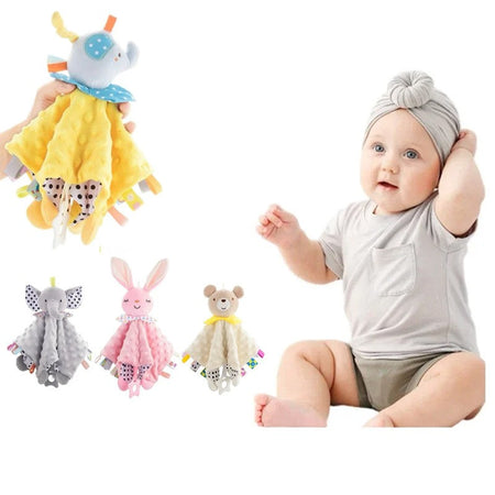Muslin Baby Comfort Towel Cotton Comforter Blanket Soft Newborn Sleeping Dolls Kids Fashion Sleep Toy Soothe Appease Towel Bibs