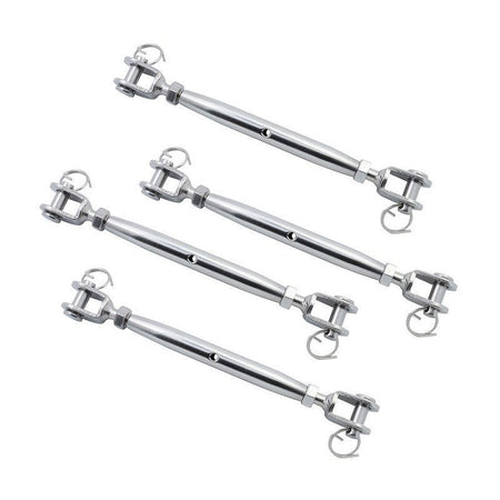 Stainless Steel 316 Closed Body Turnbuckle Jaw And Jaw M5 M6 M8 High Polished Rigging Hardware Heavy Duty For Boat Yach