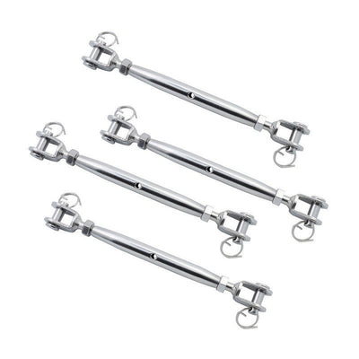 Stainless Steel 316 Closed Body Turnbuckle Jaw And Jaw M5 M6 M8 High Polished Rigging Hardware Heavy Duty For Boat Yach