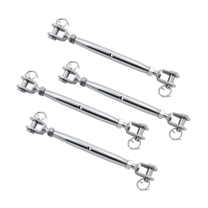 Stainless Steel 316 Closed Body Turnbuckle Jaw And Jaw M5 M6 M8 High Polished Rigging Hardware Heavy Duty For Boat Yach