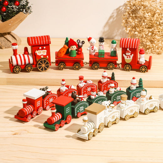 Christmas Train Merry Christmas Decorations For Home 2025 Cristmas Ornament Xmas Navidad Noel Gifts Happy New Year 2026 Gifts