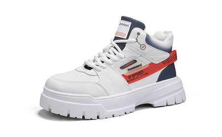 Men's autumn casual high-top sneakers, men's walking sneakers, outdoor sneakers, men's sports shoes, soft-soled walking shoes
