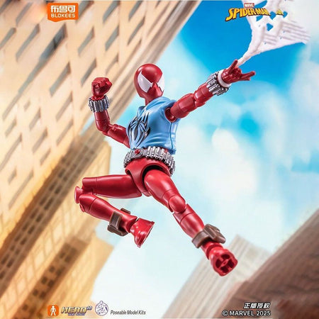 Blokees Hobie Brown Spider-Man Green Goblin Sandman Electro Shocker Spider-Man 2099action Figure Assembly Collection Toys Gifts