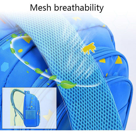 Kid's Shoulder Bag Geometry Pattern Teen Children Backpack Fashion Schoolbag Boy Girl Backpack Book Bag Waterproof Mochila ?