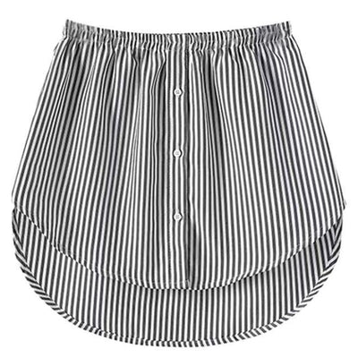 Detachable Underskirt Women Fake Shirt Irregular Skirt Tail Blouse Hem Cotton Extender Fake Hem Mini Skirt Fake Hem 6 Sizes