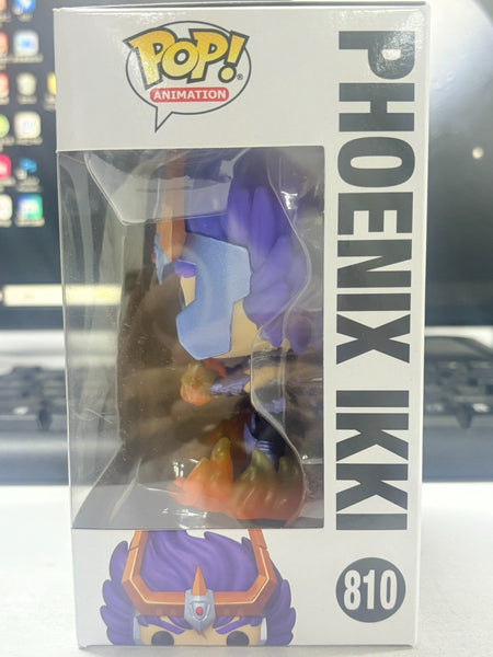 Funko Pop Saint Seiya Action Figure Cygnus Hyoga #808 Dragon Shiryu #807 Andromeda Shun #809 Phoenix Ikki #810 Vinyl Dolls Toys