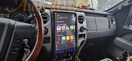 14.4 Inch Android 13 128GB For Ford F150 Raptor 2009-2014 Tesla Style Car GPS Navigation Multimedia Player Radio Tape Headunit
