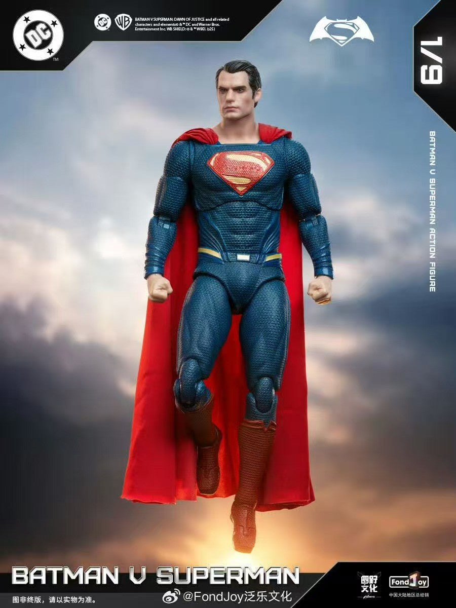 IN Stock Fondjoy BVS Set Armored Batman Battle Damaged Superman Action Figures 1/9 Batman v Superman?Dawn of Justice DC
