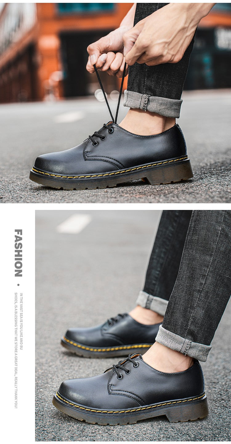 Men's genuine leather formal shoes work shoes classic business casual leather shoes fashionable women's shoes plus size shoes