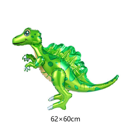 3D Standing Dinosaur Balloon Cartoon T Rex Dino Foil Balloon for Party Decoration Kids Birthday Party Supplies