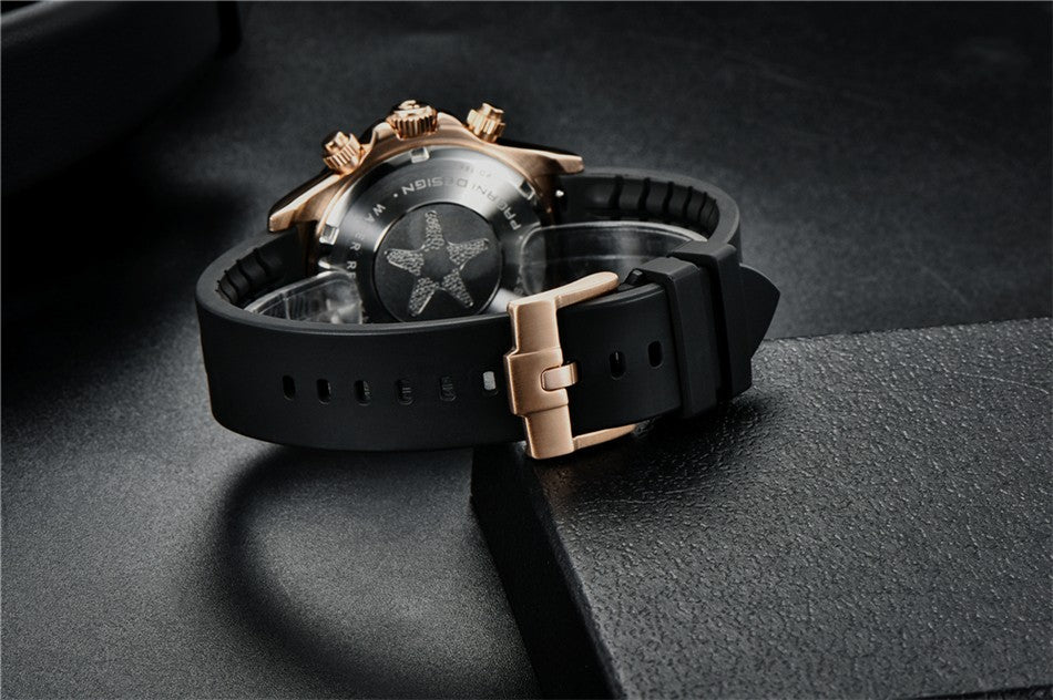 40mm New V2 PAGANI DESIGN Men's Quartz Watches Sapphire Retro Chronograph Stainless Steel Waterproof Watch Men Relogio Masculino
