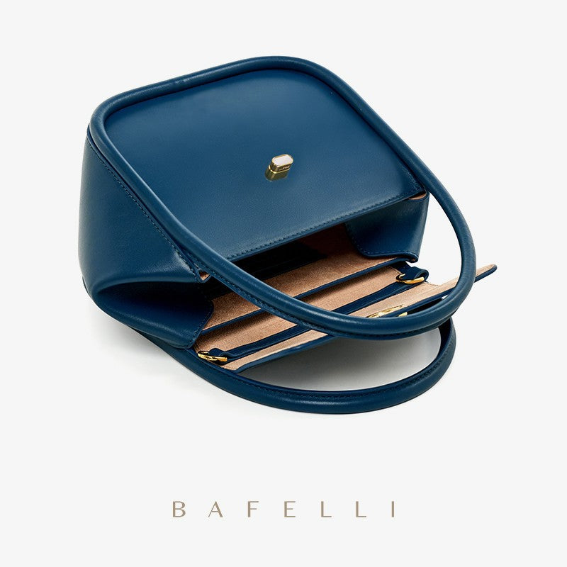 BAFELLI NEW 2025 WOMEN'S HANDBAG WINTER WOOL FASHION BENTO EVENING LEATHER ORIGINAL STYLE LUXURY BRAND PURSE SHOULDER CASUAL