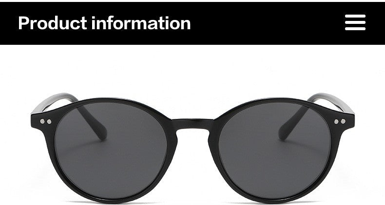 Retro Round Polarized Sunglasses Men Women Classic Leopard Frame Sun Glasses Fashion Black Driving Male Female Goggles UV400