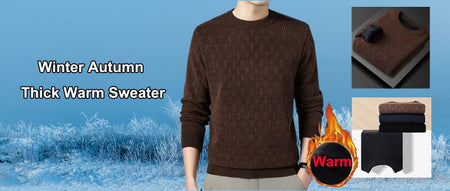 Men Turtleneck Sweater Casual Thick Men's Rollneck Knitted Sweater Warm Mens Jumper Woolen Sweater Male Outwear Knitwear 3XL 4XL