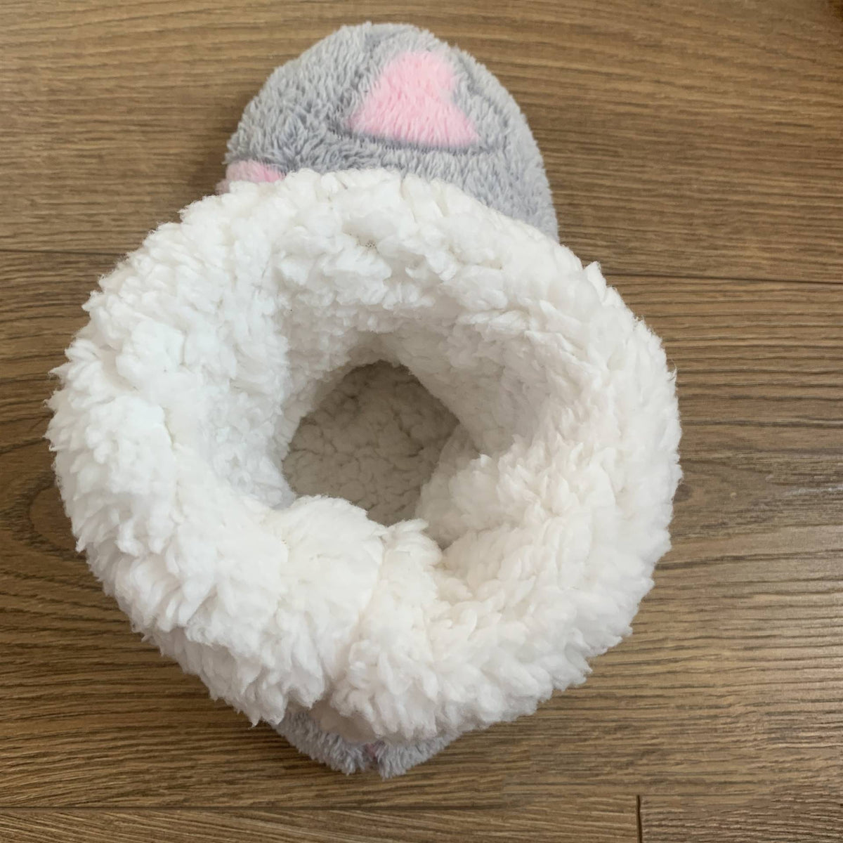 Women Soft Sole Boots Slippers Ankle Shoes Winter Indoor Plush Thickened Warm Fur Slippers Platform Shoes Home Boots Footwear