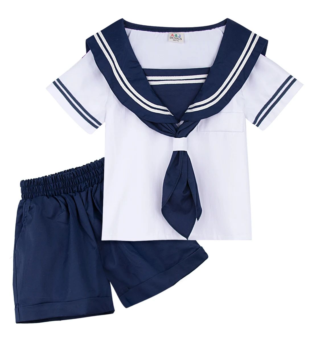 Japanese Style Party Uniform Kids Boys Girls Sailor Costume Carvial Cosplay Clothes Sets Halloween Cute JK Suit