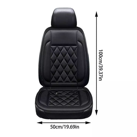 12-24v HeatedCar Seat Cover 30' Fast Car Seat Heater Cloth/Flannel Heated Car Seat Protector 25W Seat Heating Cover Car Seat