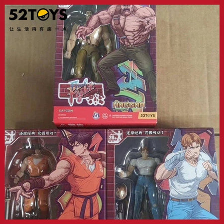 In Stock 52toys Capcom Final Fight 3.75-Inch Action Figure Cool Soldier Model Toy For Game Lovers Decoration Surprise Gifts