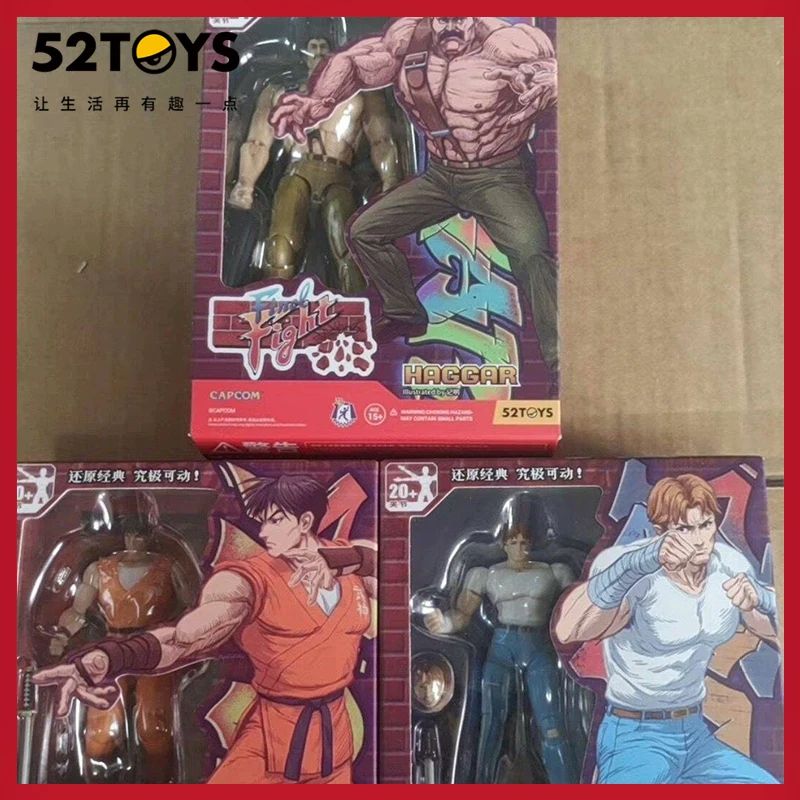 In Stock 52toys Capcom Final Fight 3.75-Inch Action Figure Cool Soldier Model Toy For Game Lovers Decoration Surprise Gifts