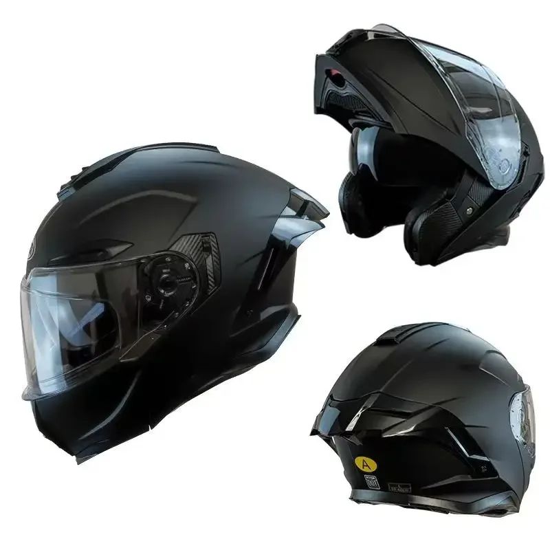 Flip up Motorcycle Helmet With Bluetooth Dual lens off-road Racing helmet Cascos para moto Motorbike Helmet DOT Approved For BMW