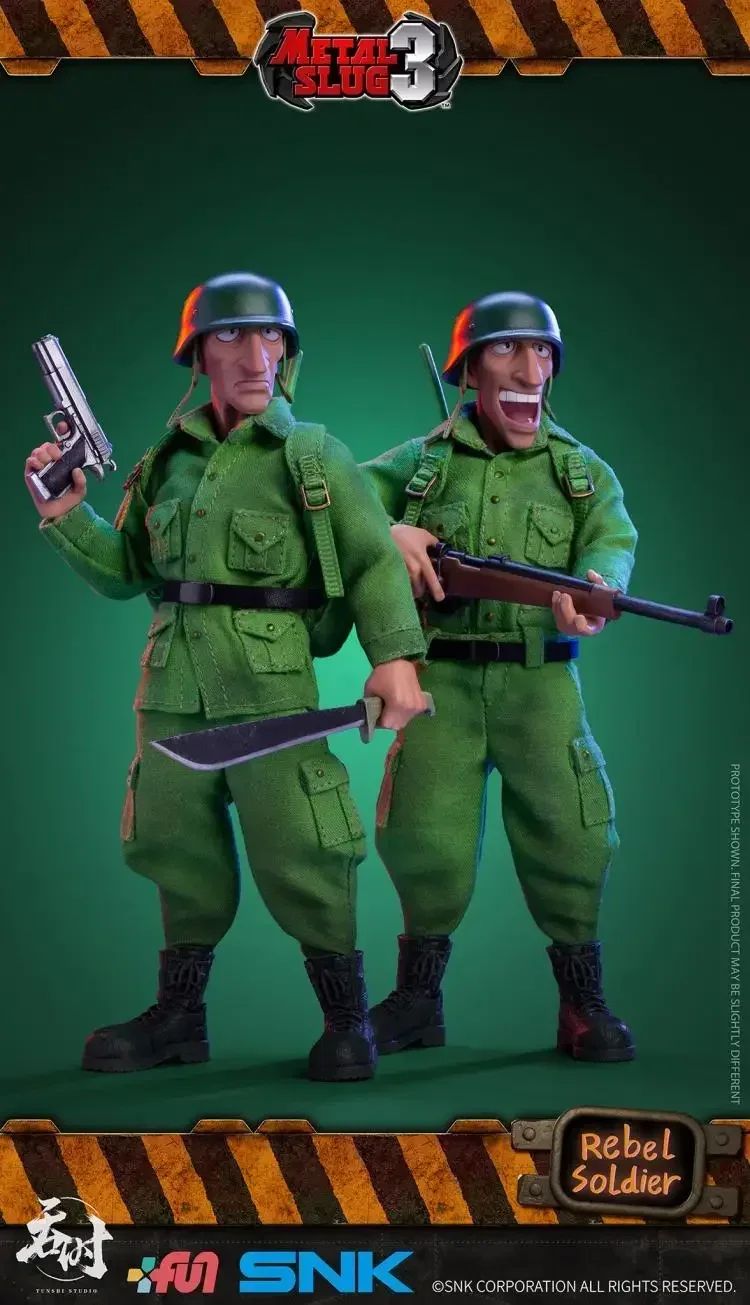 ?IN STOCK?TUNSHI Studio Original SNK Model Official Metal Slug 3 Marco Tarma Clark Still RALF JONES Rebel Soldier 1/12 Mecha Toy