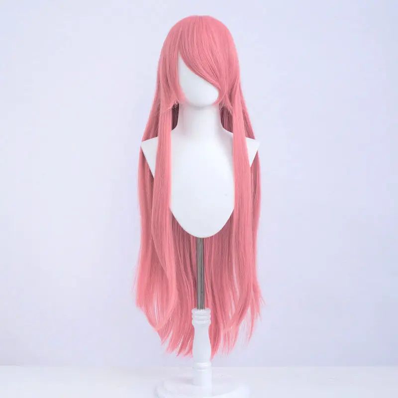 100cm Long Straight Cosplay Wig Anime Compatible Universal Omopinenet Heat Resistant Synthetic Hair Wigs + Wig Cap