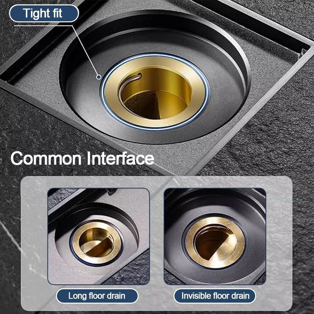 Brass Floor Drain Core Fast Drainage Insect Proof Drain Sink Shower Plug Backflow Preventer Valve Bathroom Accessories