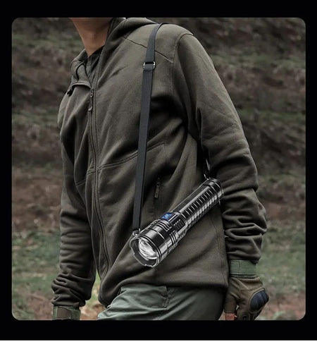 Ultra Bright Torch Built-in Battery Flash Light Emergency Spotlights 5km 1500W Most Powerful Led Flashlights Tactical