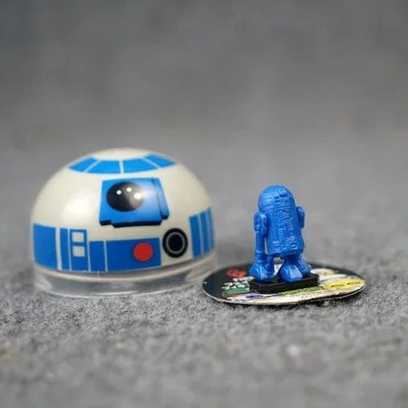 Star Wars Capsule Toy Darth Vader Imperial Stormtrooper Yoda R2-D2 C-3PO Action Figures Desktop Ornaments Collectible Toys Gifts