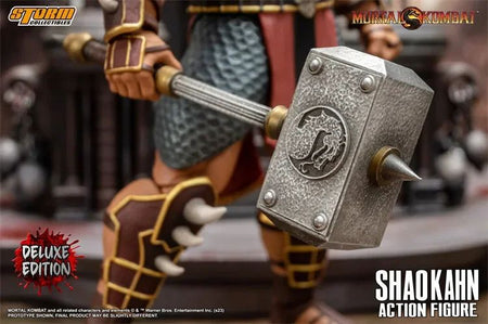 In Stock Storm Toys Mortal Kombat Final BOSS Shao Kahn DCMK14 Luxury Edition Villain Goro DCMK18 Action Figure Model Toys