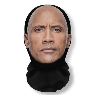 Fashion Mask for 2026 Halloween Cosplay Headwear Hip Hop Hood Hat Headgear 3D Celebrity Face Mask Elastic Mesh