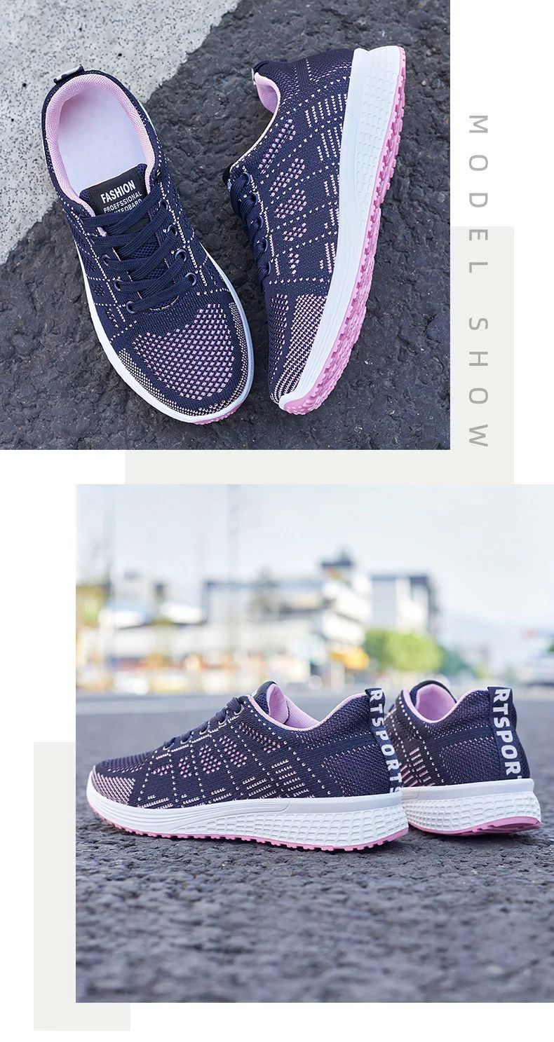 2025 Spring New Women's sneakers Soft soled Breathable flat Casual Shoes Trendy Sports Shoes Running Driving Shoes for women