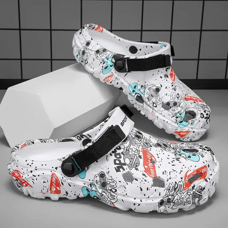 Men Shoes Slippers Men Garden Flat Sandals Platform Sandals Man Summer Sandals 2025 Male Sneakers Outdoor Flip Flops Home Clogs