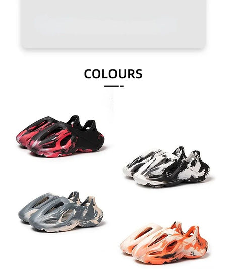 Adult EVA Sandals Injection Molded Men's and Women's Casual Beach Shoes Soft and Non Slip Slippers 36-47