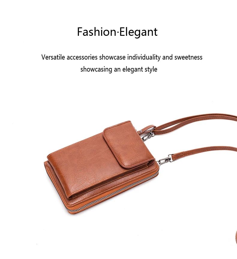 Mini versatile women's phone bag, women's crossbody bag, large capacity fashionable niche phone bag