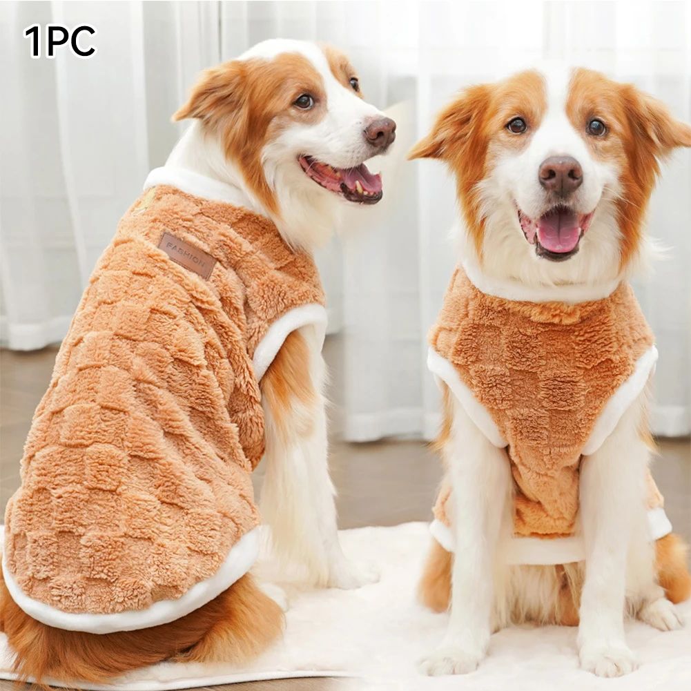 Pet Accessories Winter Dog Clothes for Dogs S-6XL Warm Dogs Coat Schnauzer Pug Clothing Sweatshirts Casual Dog Cat Clothing