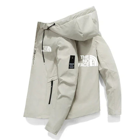 2025 Spring and Autumn men's outdoor sports coat top Windproof zipper jacket Casual quality hooded baseball jacket