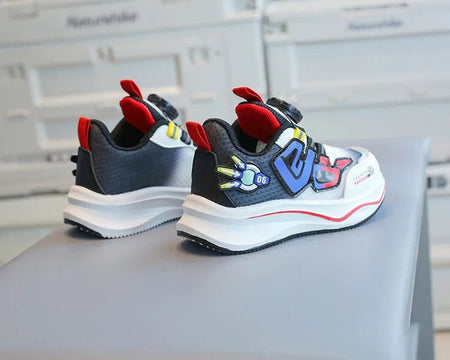 2025 Kids Breathable Mesh Sneakers | Non-Slip Soft Sole Outdoor Running Shoes for Boys Girls,