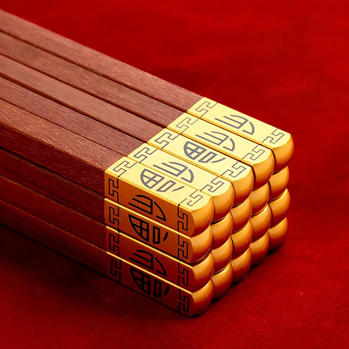 5/6/8/10Pairs Reusable Chopsticks Tableware Handmade Japanese Natural Wood Chopsticks Sushi Food Wooden Chopsticks Non Slip Easy