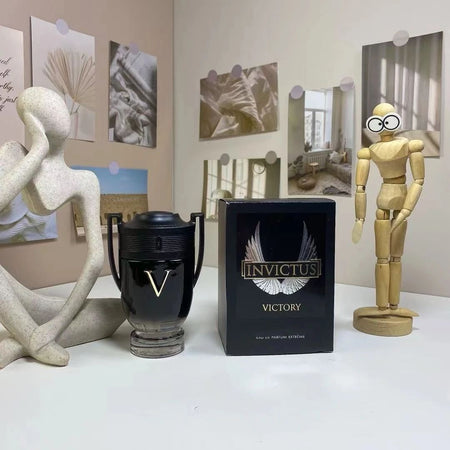 100ML Victory Men's Perfume EDP, Woody Aquatic Notes, Fresh Ocean Fragrance Spray Gift For Men 3.4 Oz Parfum Intense Cologne