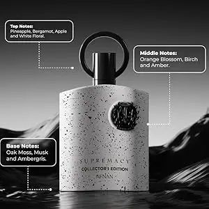 Afnan Supremacy Collector’s Edition EDP for Men 3.4oz/100ml – Bold Woody Amber Long Lasting Cologne, Holiday Gift