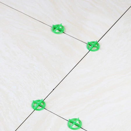 100Pcs Porcelain Tile Spacers Clips Wedge Ceramic Leveling System For Floor Wall Tile Gap Leveling System Construction Tools