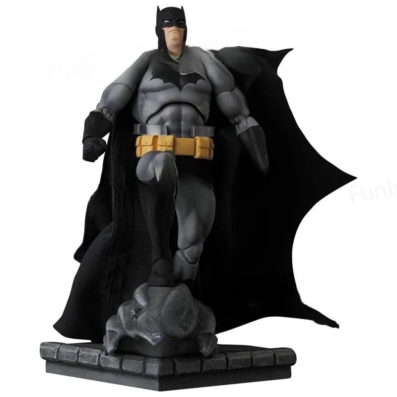 CT Toys Batman Mafex 126 Blue 1/6 Scale Action Figure DC Batman Shf Anime Collectible Figurine for Kids And Collectors Xmas Gift