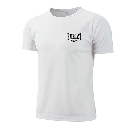 2025 Men's Summer Exercise Trainning Boxing T-shirts High Grade Breathable Quick Dry Short Sleeved Top Marathon Gym Fitness Tees