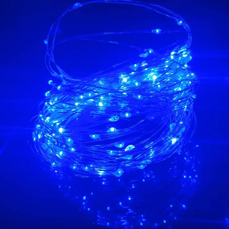 USB String Lights 8 Function Remote Control LED Fairy Lights Christmas Garland for New Year Wedding Party Tree Garden Decoration