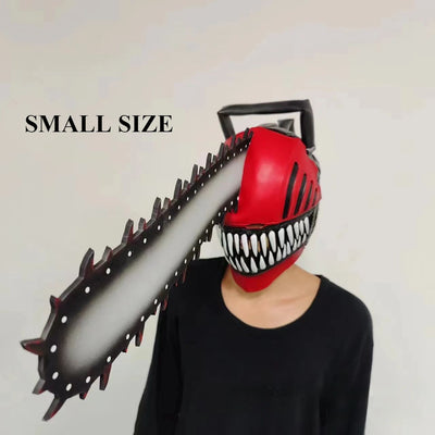 Chainsaw Head Cover Terrifying Latex Mask Halloween Electric Saw Masks Electric Motor Saw Cosplay Costume Props Monsters Cos