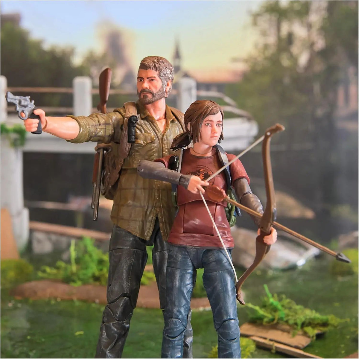 ?Spot Goods?PlayStation The Last of Us Joel and Ellie Figuras Toys Spin Master PS5 Action Figure 2 Pack Collection Model
