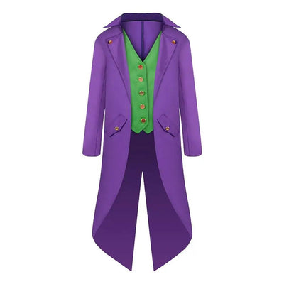 Medieval Victorian Costume Tuxedo Gentlema Tailcoat Gothic Steampunk Trench Coat Frock Outfit Overcoat Uniform