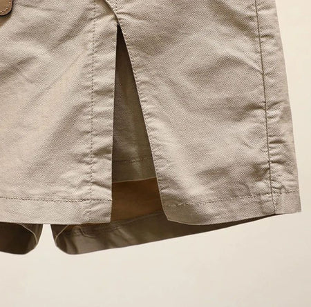 2026 Chic Shorts Women Korean Solid Buttons Side Slit A-line Streetwear Fashion Skirts Chic Harajuku Summer Loose Pants
